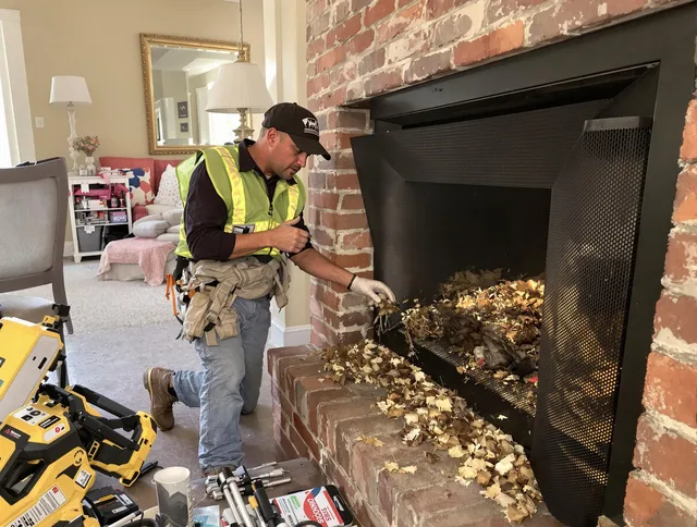 Safe screening installation by Twinsburg Chimney Sweep in Twinsburg, OH