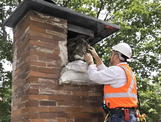 Humane removal of debris and animals by Twinsburg Chimney Sweep in Twinsburg, OH