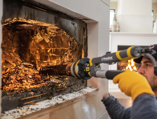 Professional chimney cleaning by Twinsburg Chimney Sweep in Twinsburg, OH