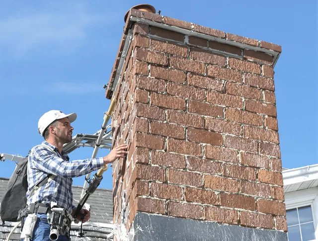 Brickwork for a chimney rebuild by Twinsburg Chimney Sweep in Twinsburg, OH