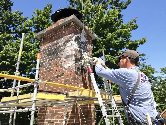 Structural chimney repair by Twinsburg Chimney Sweep in Twinsburg, OH
